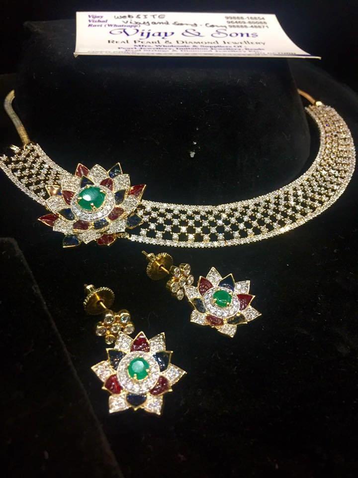 Color Coordination of Jewelry and Clothes - Vijay & Sons