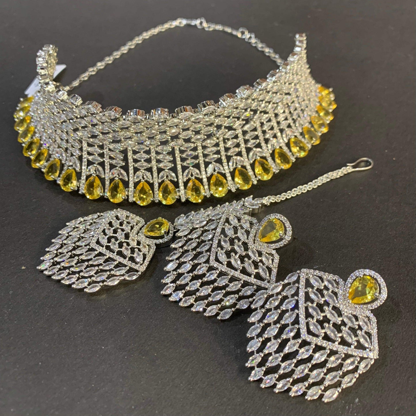Zircon Necklace Set 4784670 - Vijay & Sons