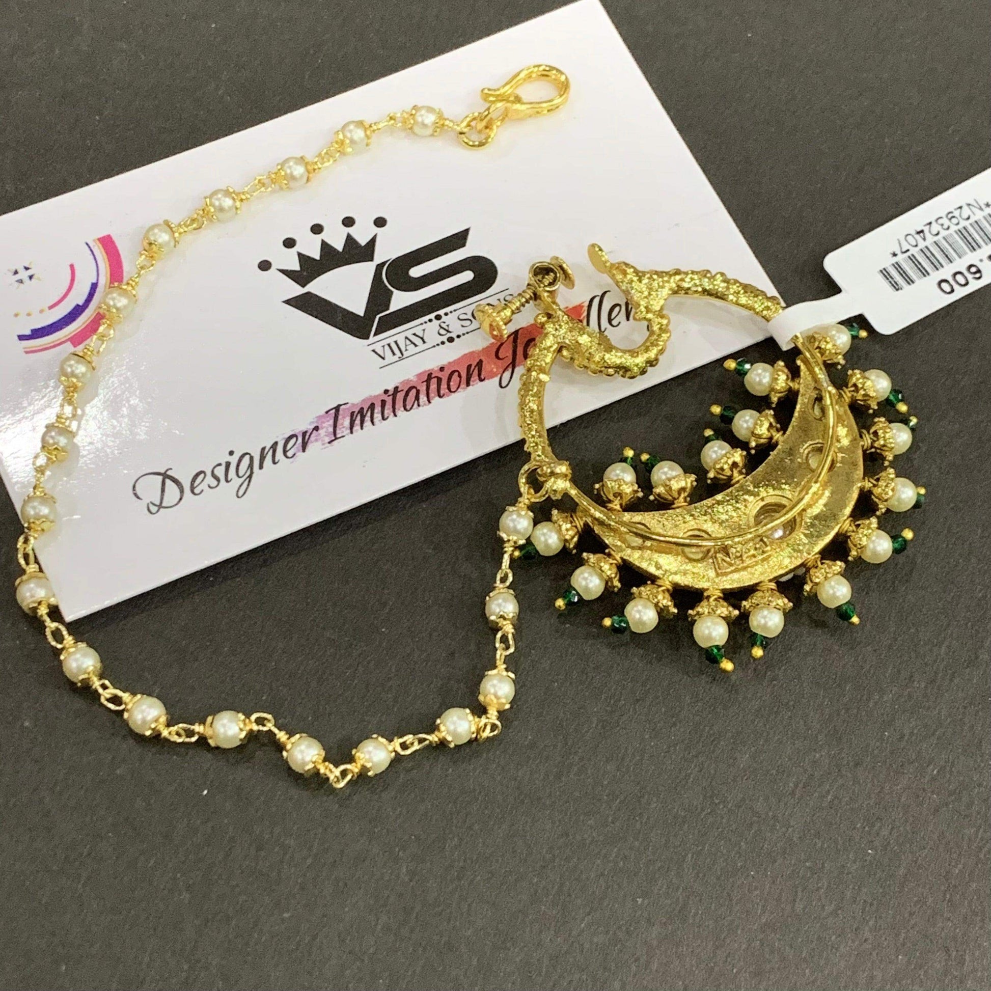 Gold plated Nath 6765766 - Vijay & Sons