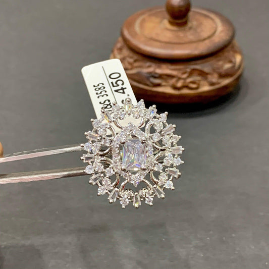 American Diamond Ring 434654 - Vijay & Sons