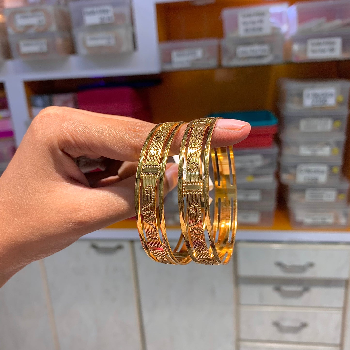 Gold Plated Bangles 4457566
