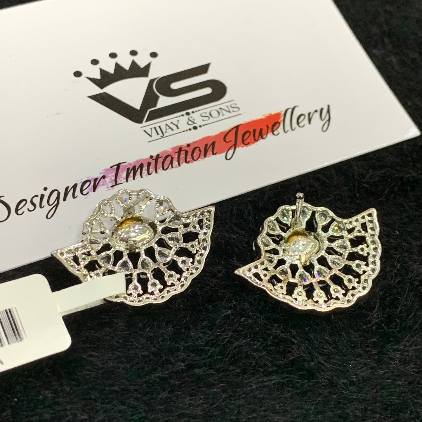 Zircon Earring 46655 - Vijay & Sons