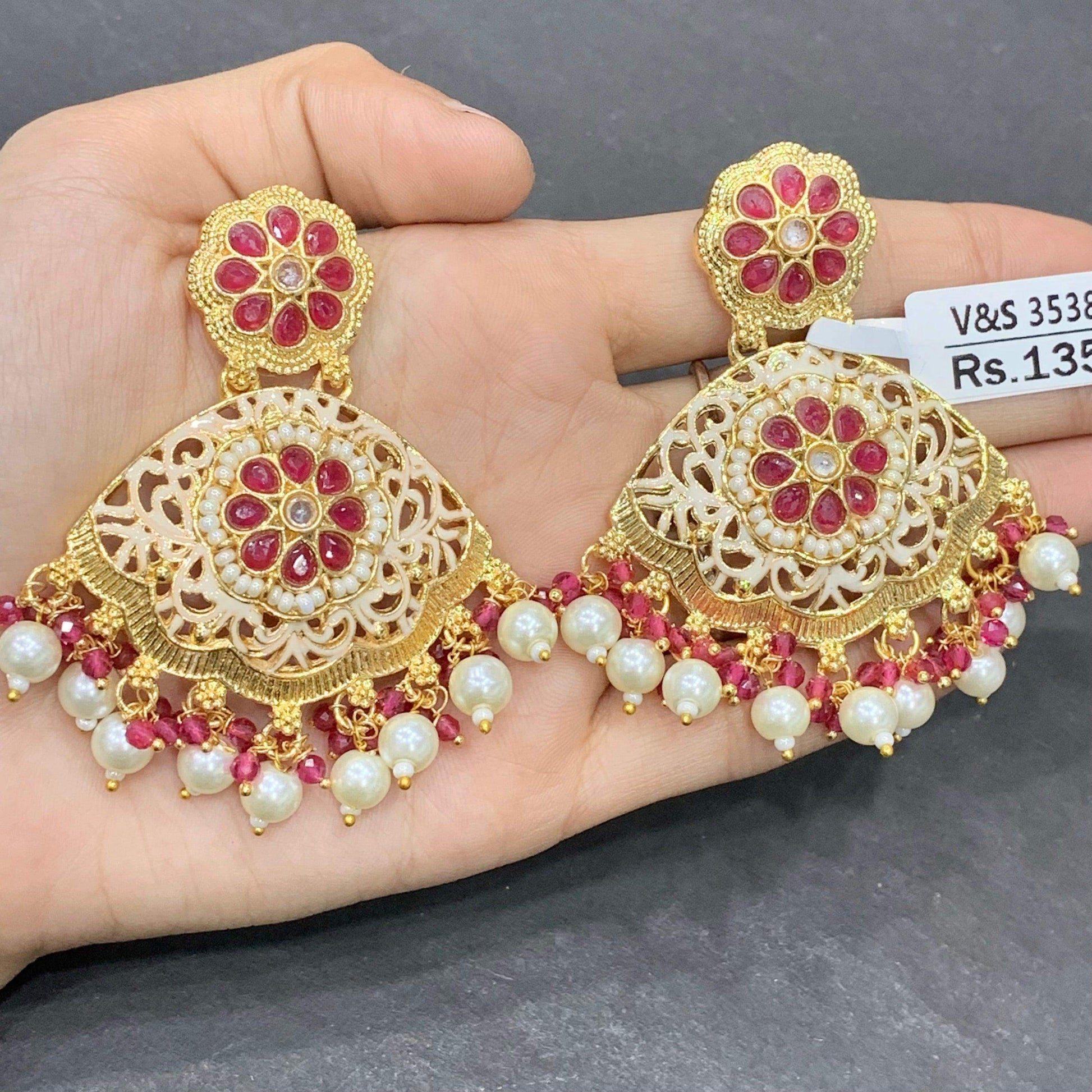 Antique earrings 357804 - Vijay & Sons