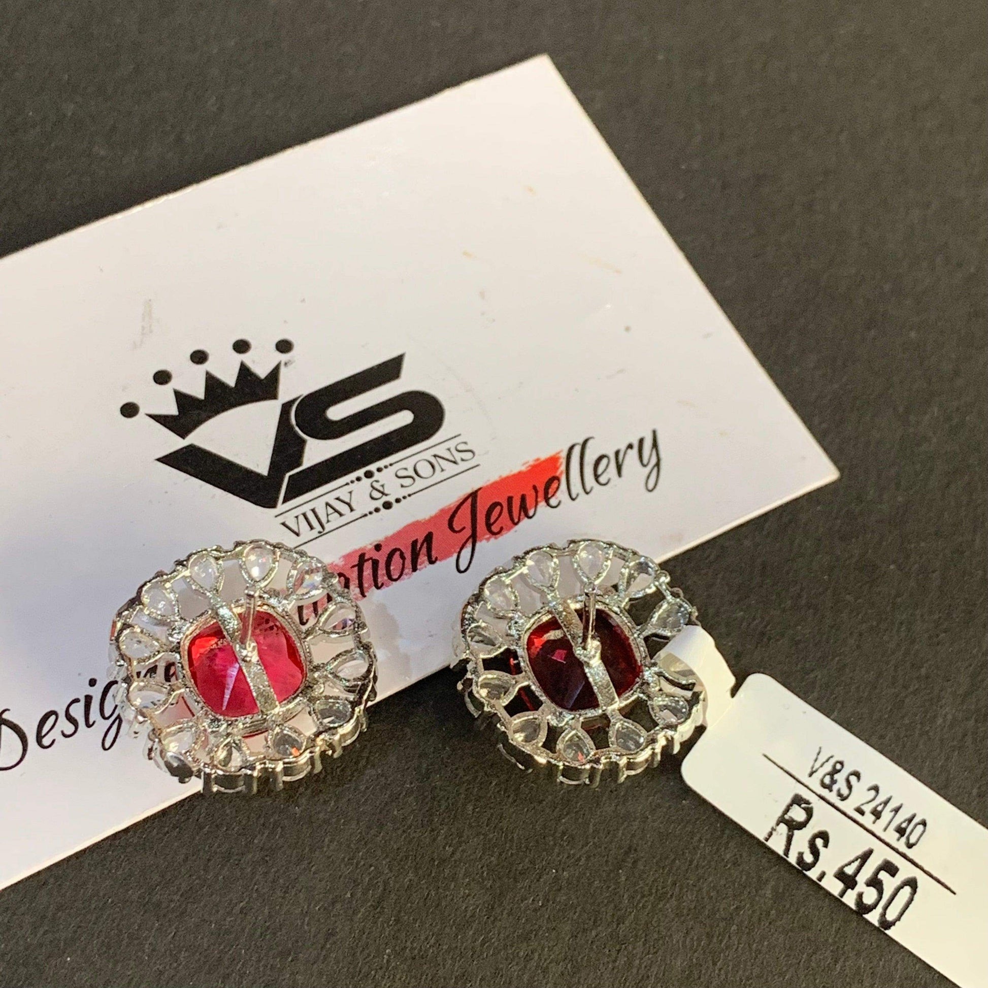 Zircon Earring 466222 - Vijay & Sons