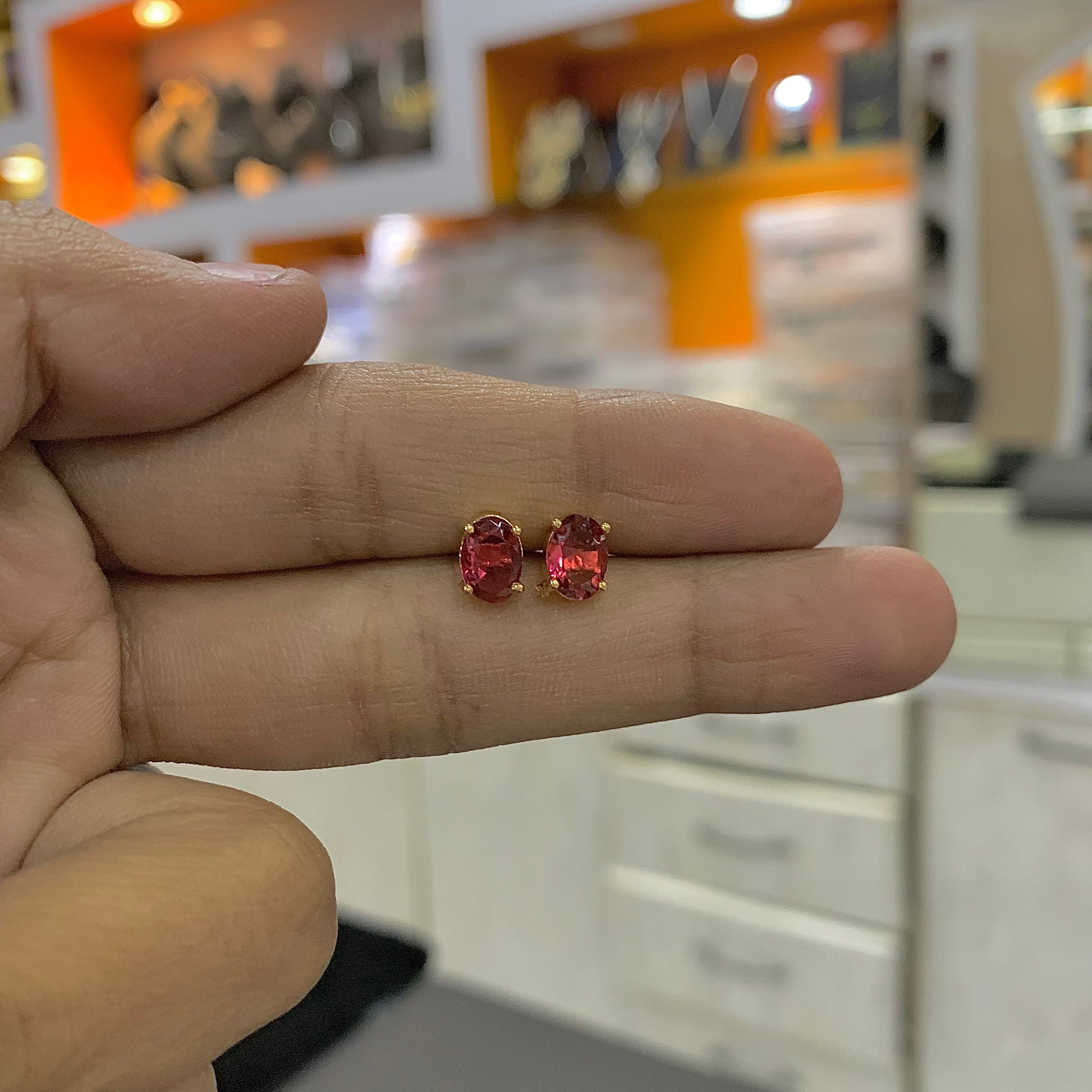 American diamond earrings 455123 - Vijay & Sons