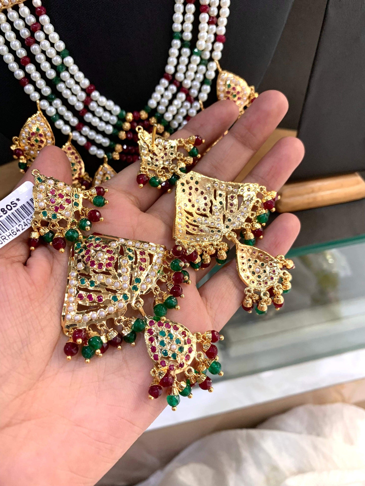 Jadau Rani haar 256435 - Vijay & Sons