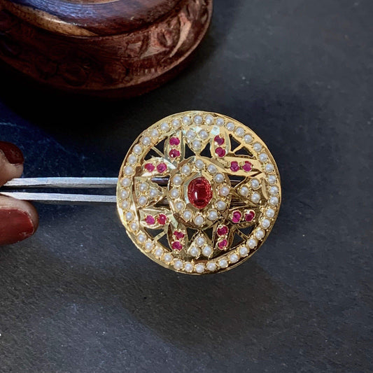 Jadau Ring 454335 - Vijay & Sons