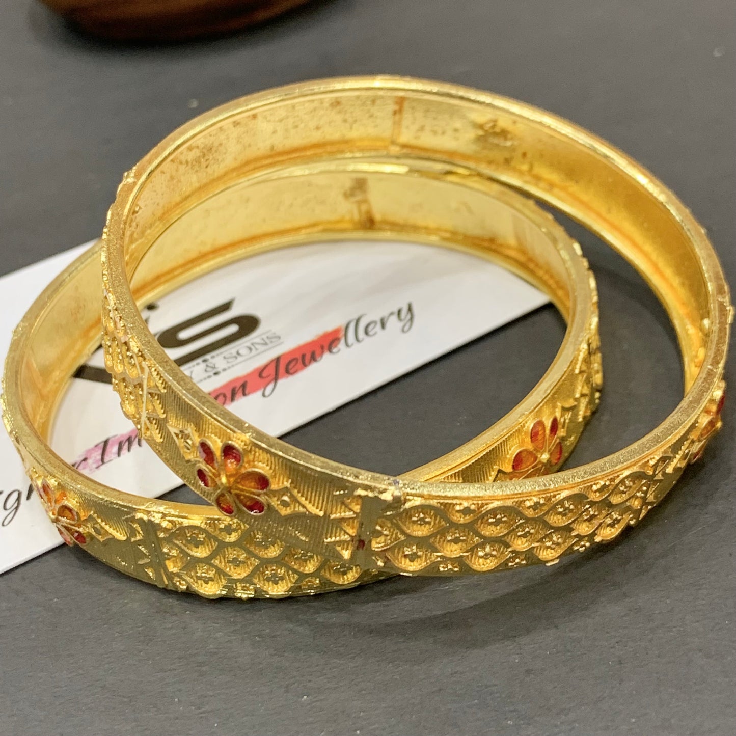Gold Platted Bangles 67266