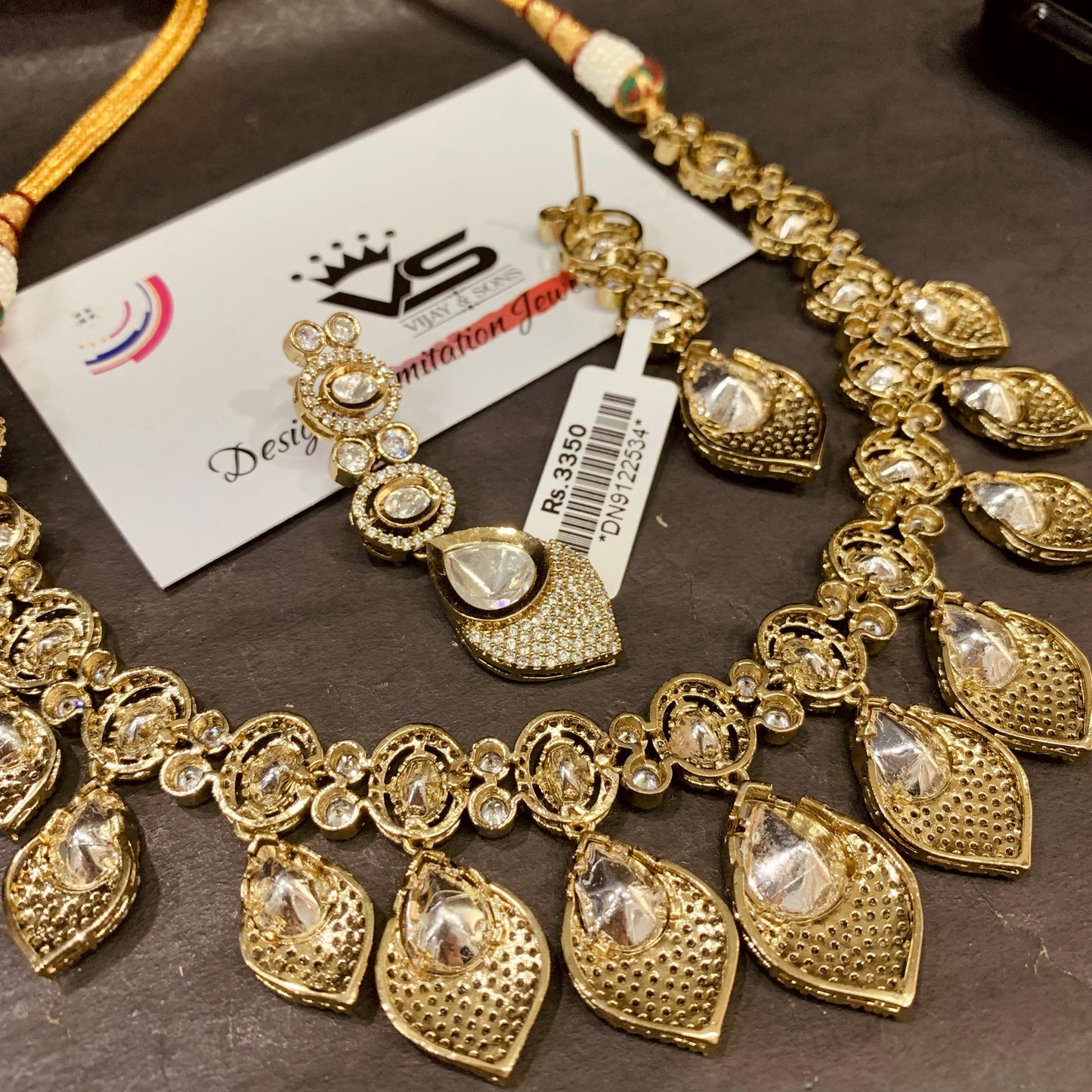 Kundan Necklace Set 56233