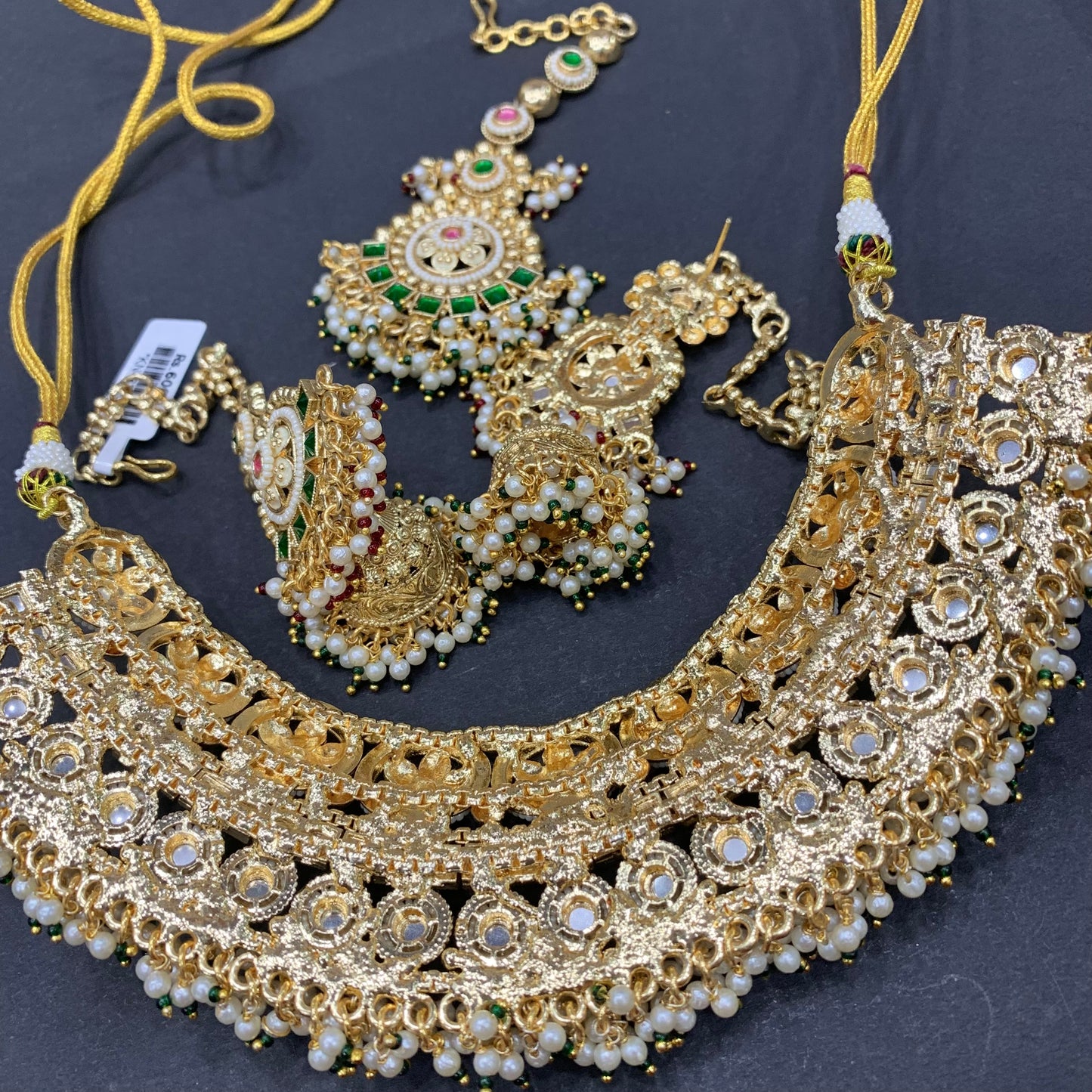Kundan Necklace Set 46643