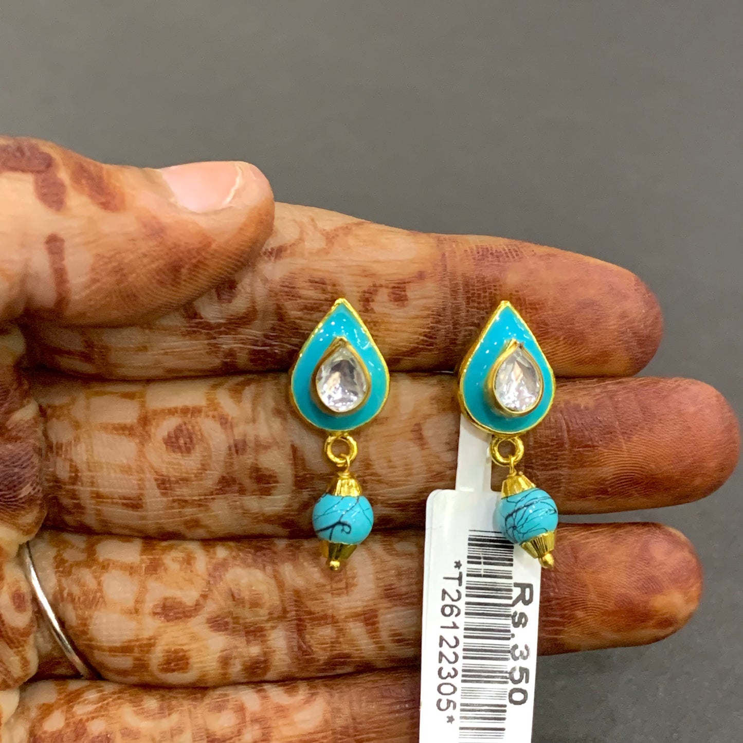 Kundan Earrings 22334 - Vijay & Sons