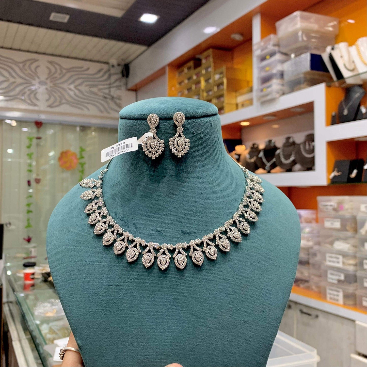 Zircon Necklace Sets 2466774 - Vijay & Sons