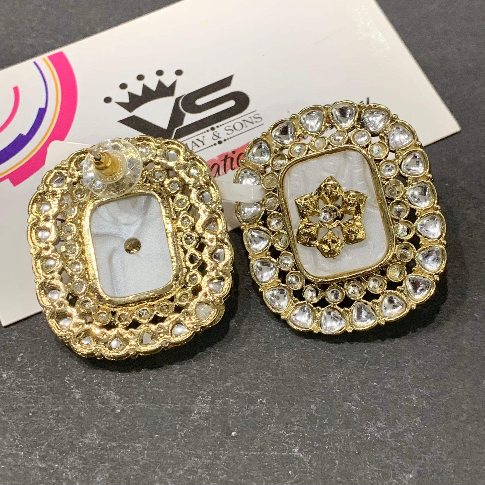 Kundan Studs 3456344 - Vijay & Sons