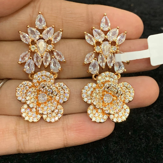 American diamond earrings 464678 - Vijay & Sons