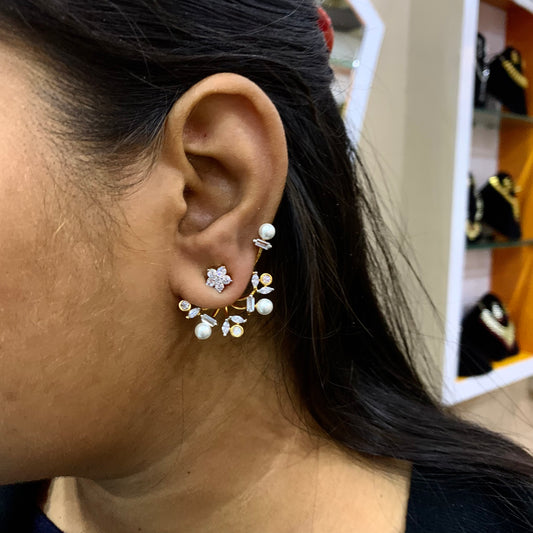 Zircon Earrings 357678 - Vijay & Sons