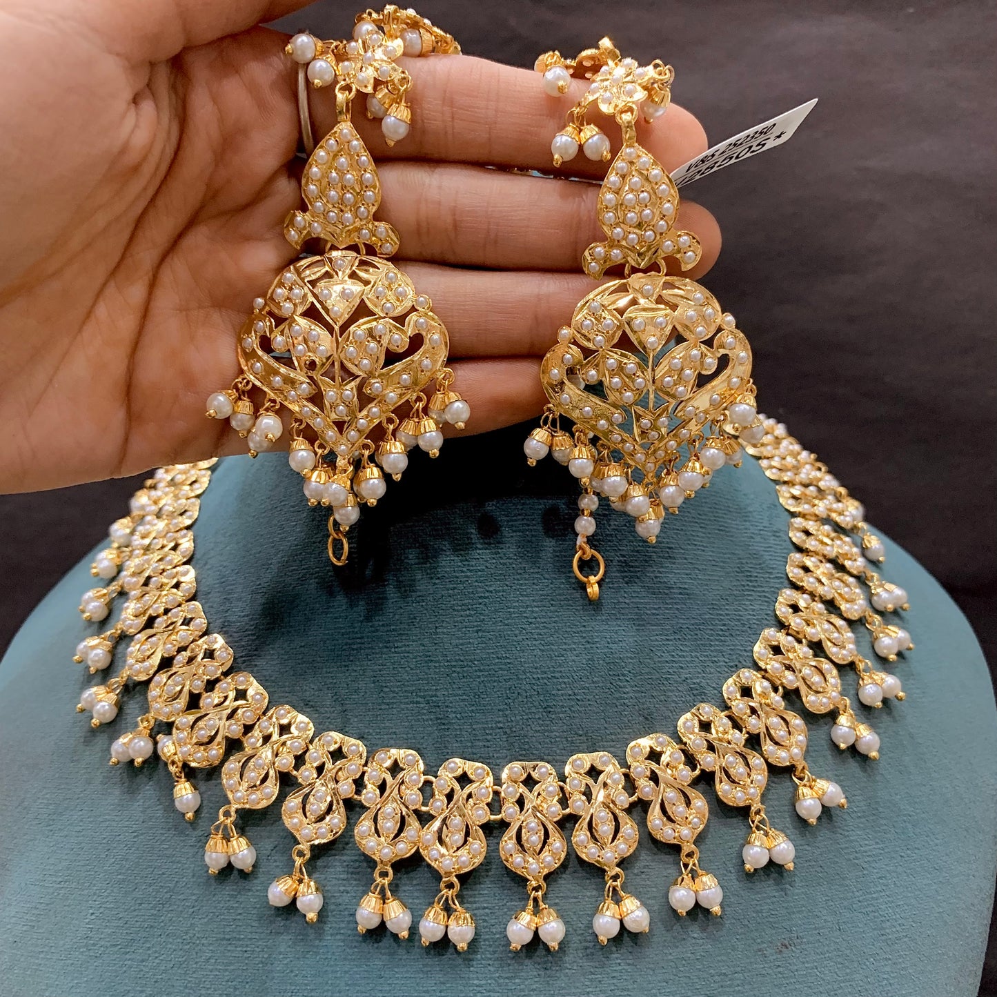 Jadau Necklace Set 527363
