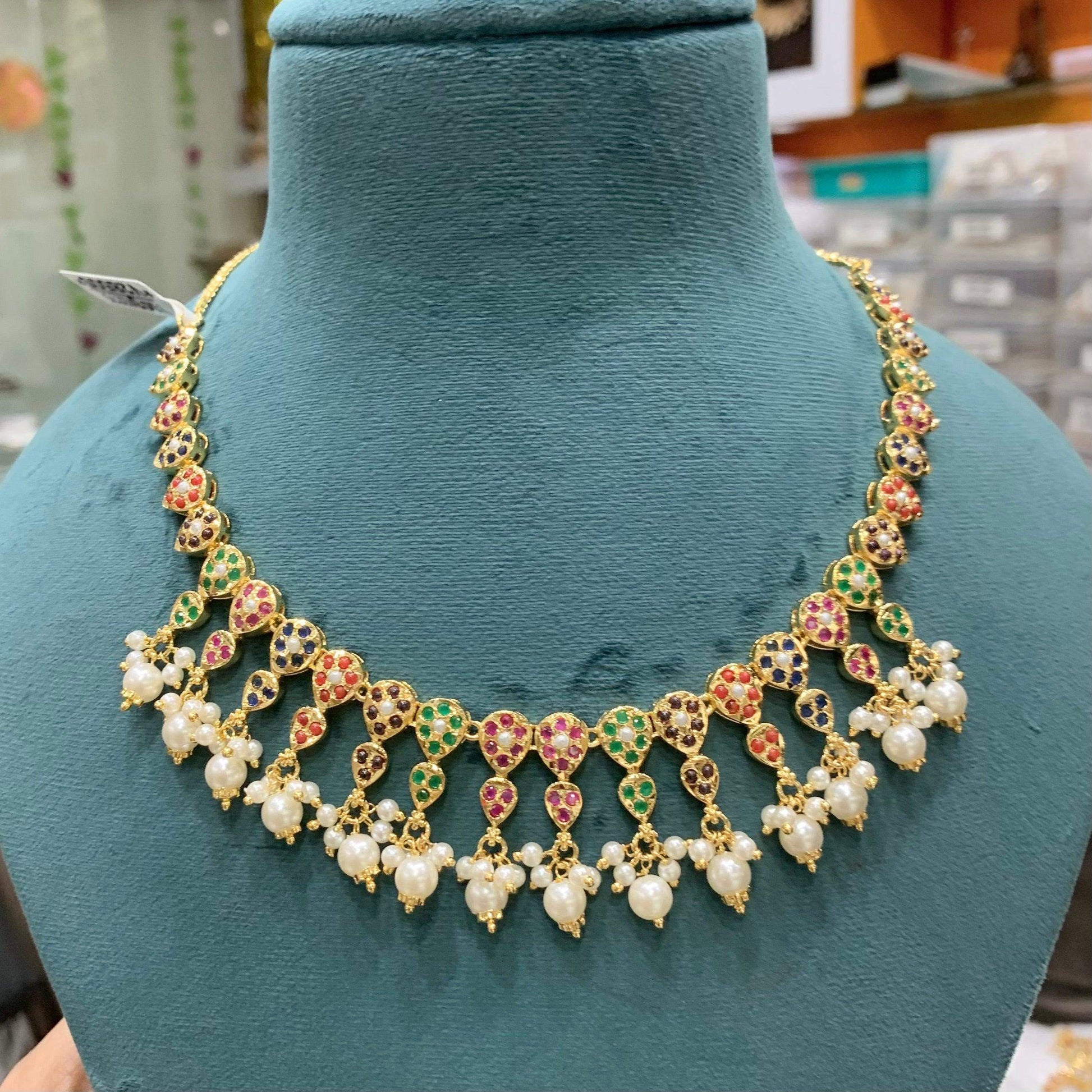 Jadau Necklace Sets 678678 - Vijay & Sons