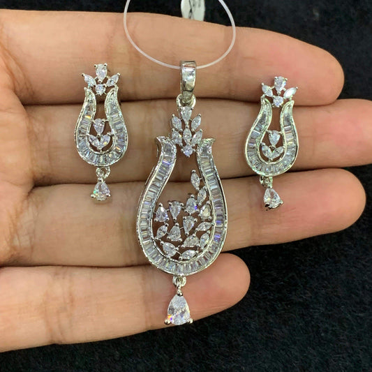 Zircon Pendant Sets 5246786 - Vijay & Sons