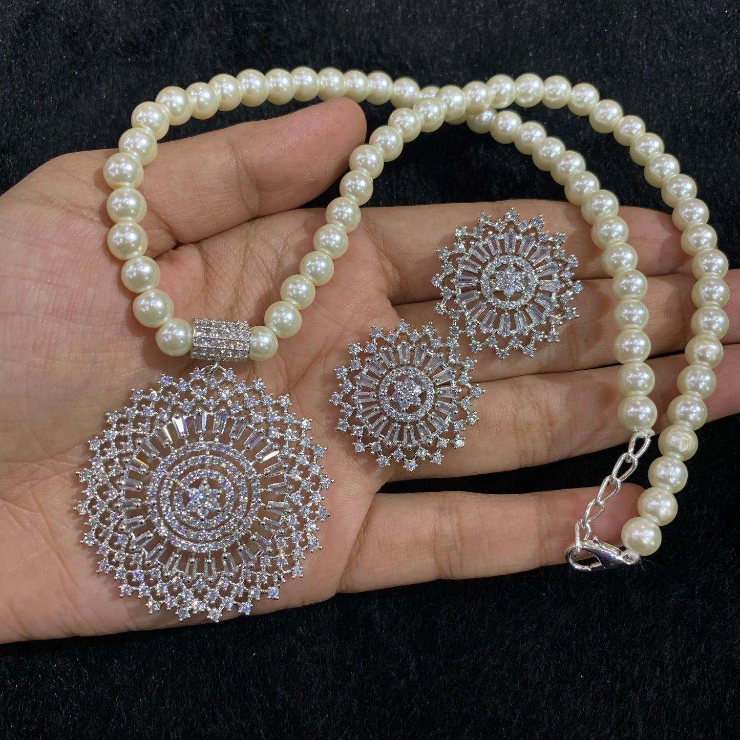 Zircon Pendant Sets 55789
