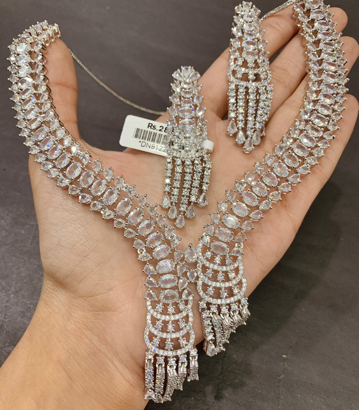 Zircon Necklace Set 367444