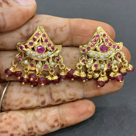 Jadau studs 46533 - Vijay & Sons