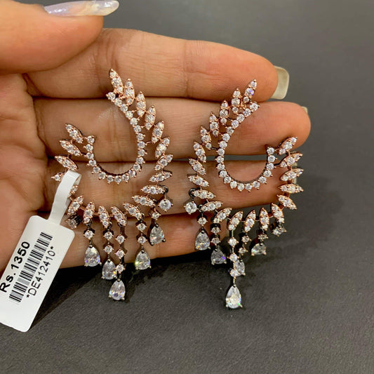 American Diamond Earrings 67678 - Vijay & Sons