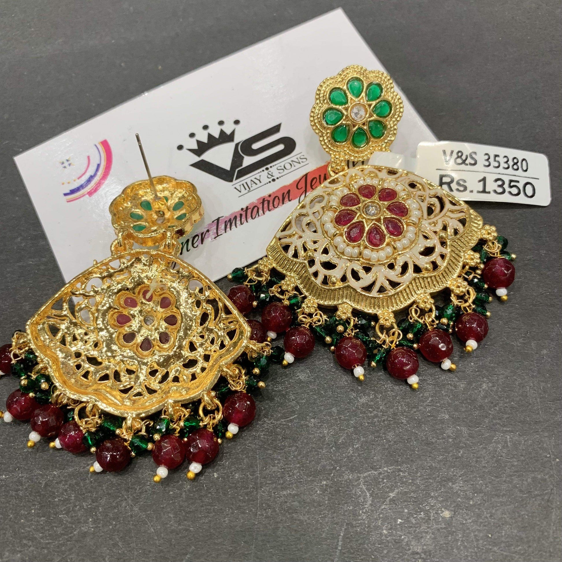 Antique earrings 357804 - Vijay & Sons