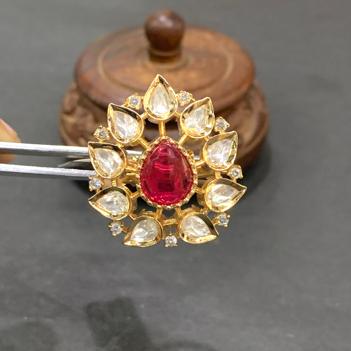 Kundan Rings 2134