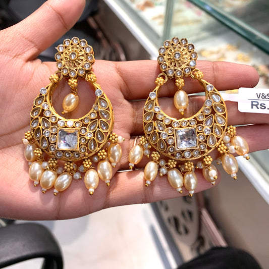 Kundan Earrings 52367