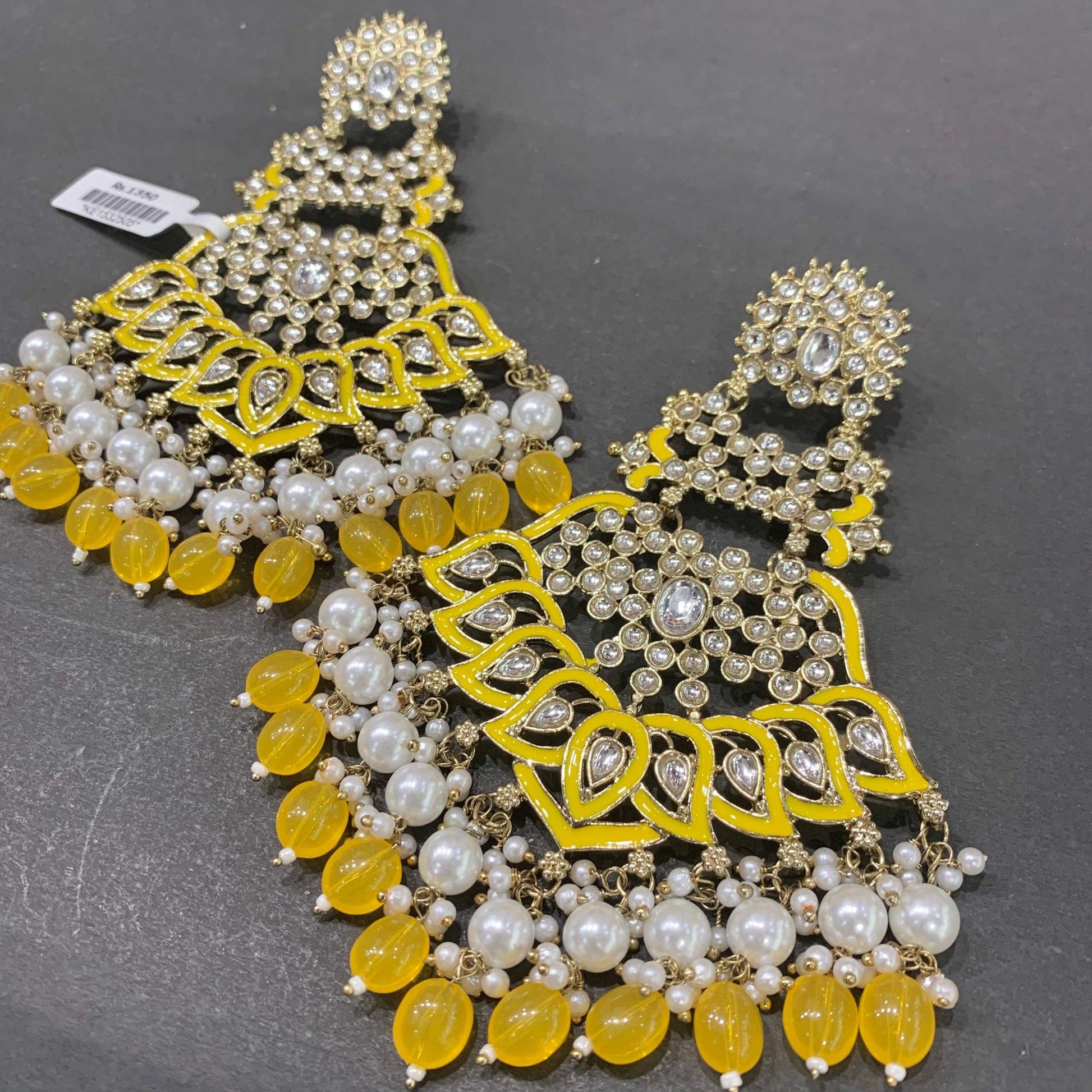 Kundan Earrings 6678 - Vijay & Sons