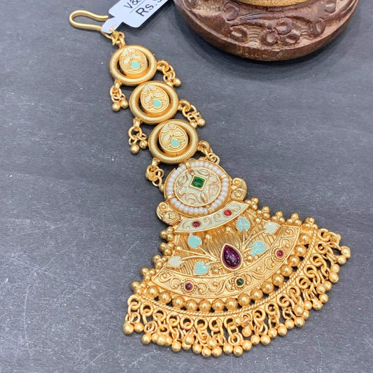 Antique Maang Tikka 35655 - Vijay & Sons