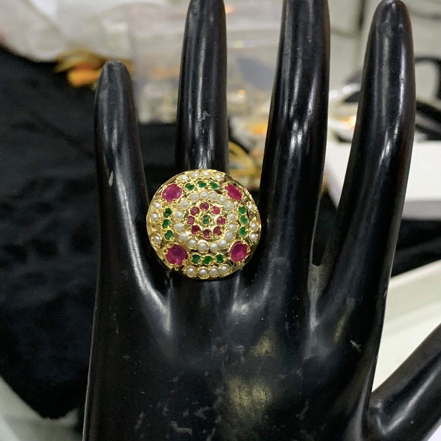 Jadau Ring 56266 - Vijay & Sons