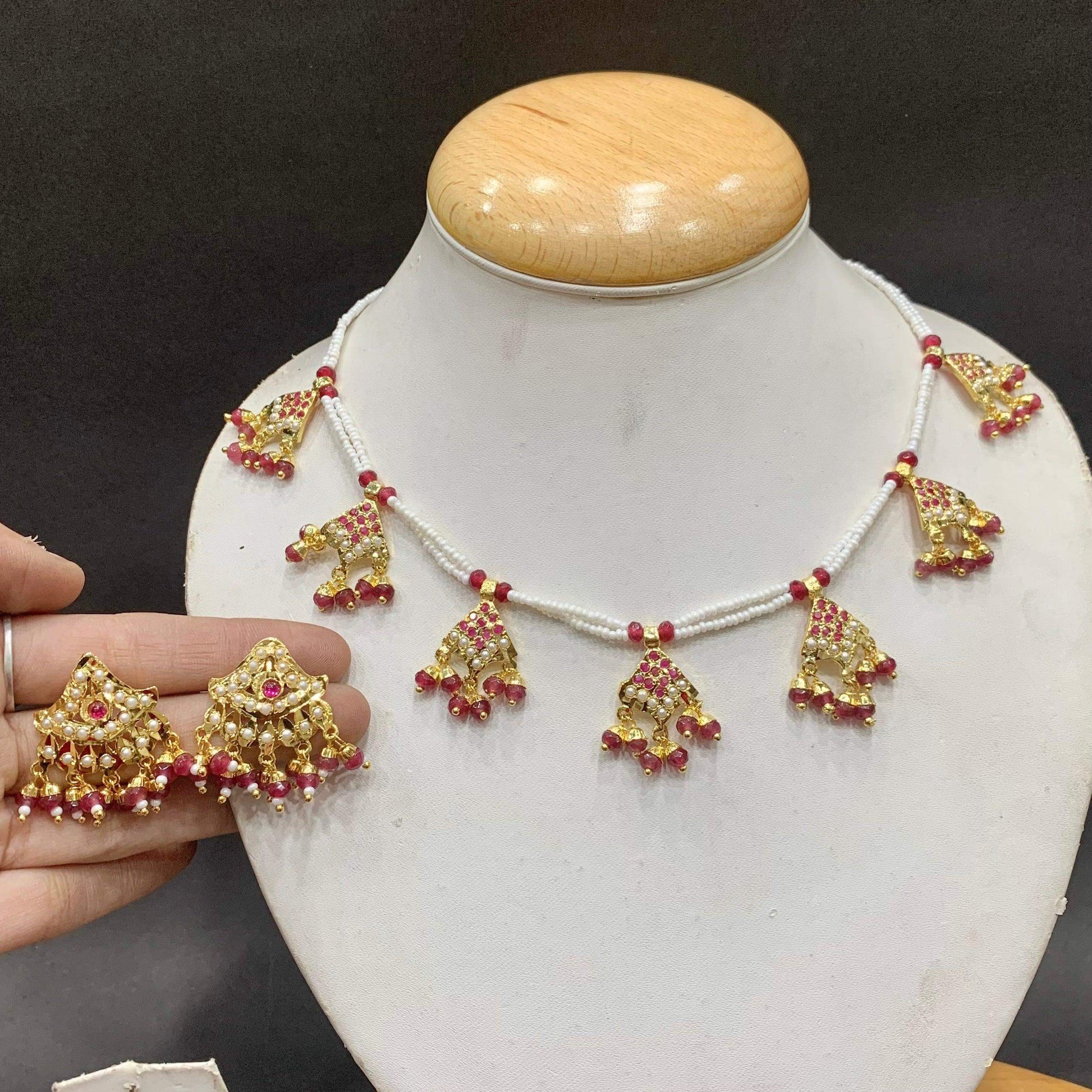 jadau jewellery 82600c - Vijay & Sons
