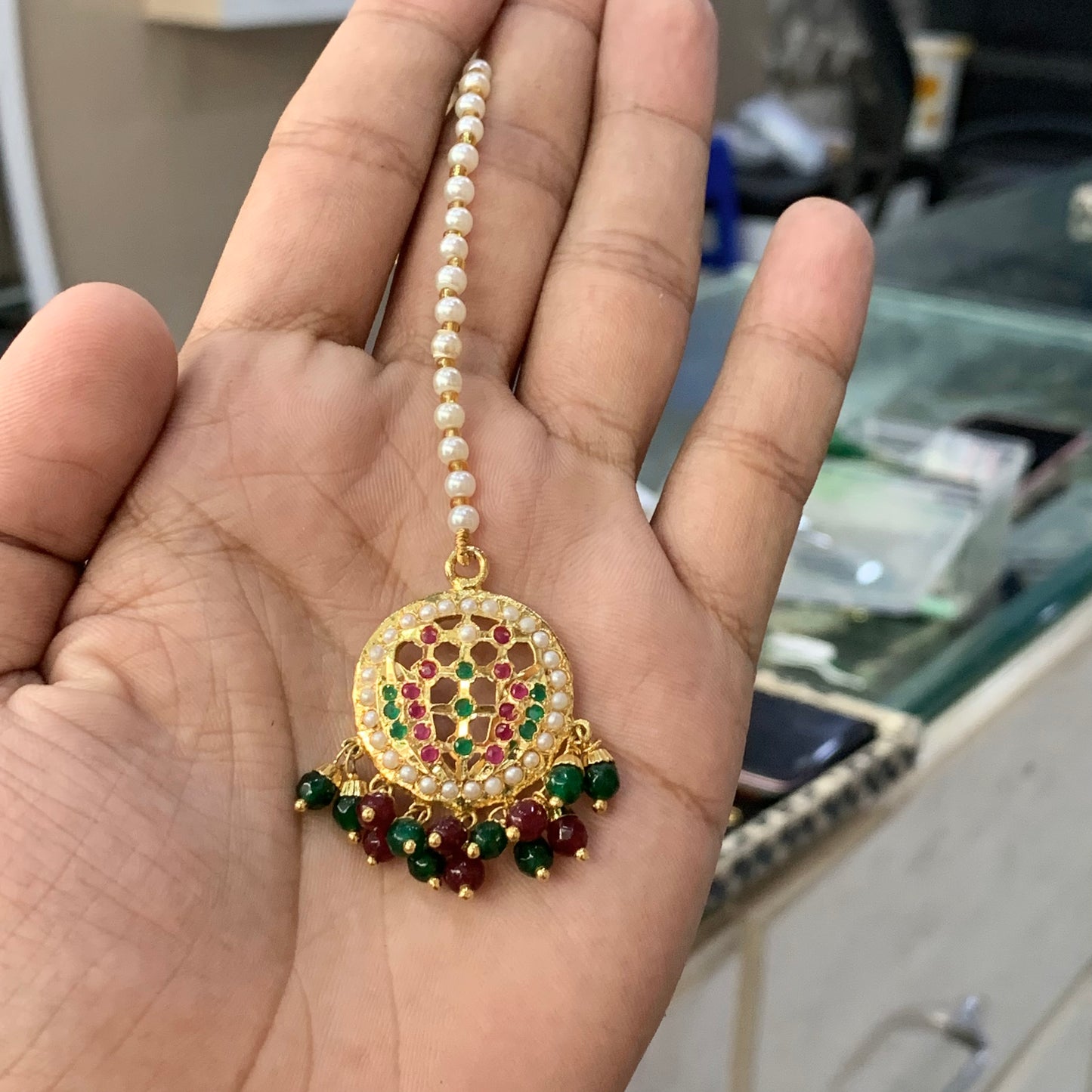 Jadau maang Tikka 104910