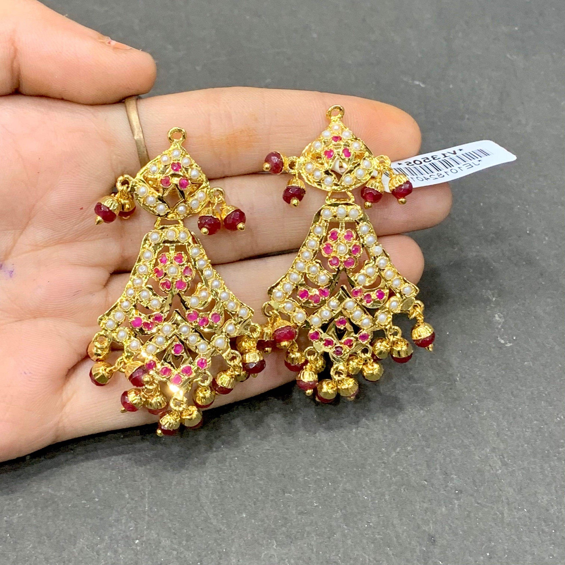 Jadau Earrings 576478 - Vijay & Sons