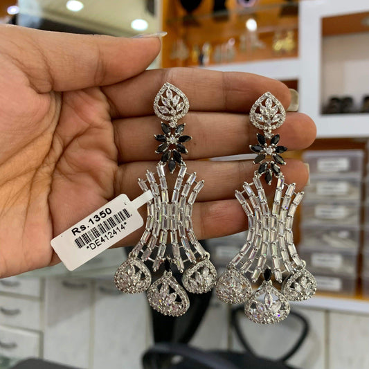 American Diamond Earrings 67875 - Vijay & Sons