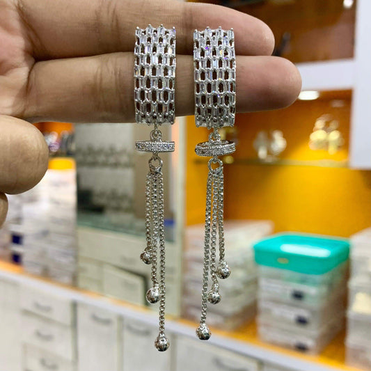 American Diamond Earrings 34566 - Vijay & Sons