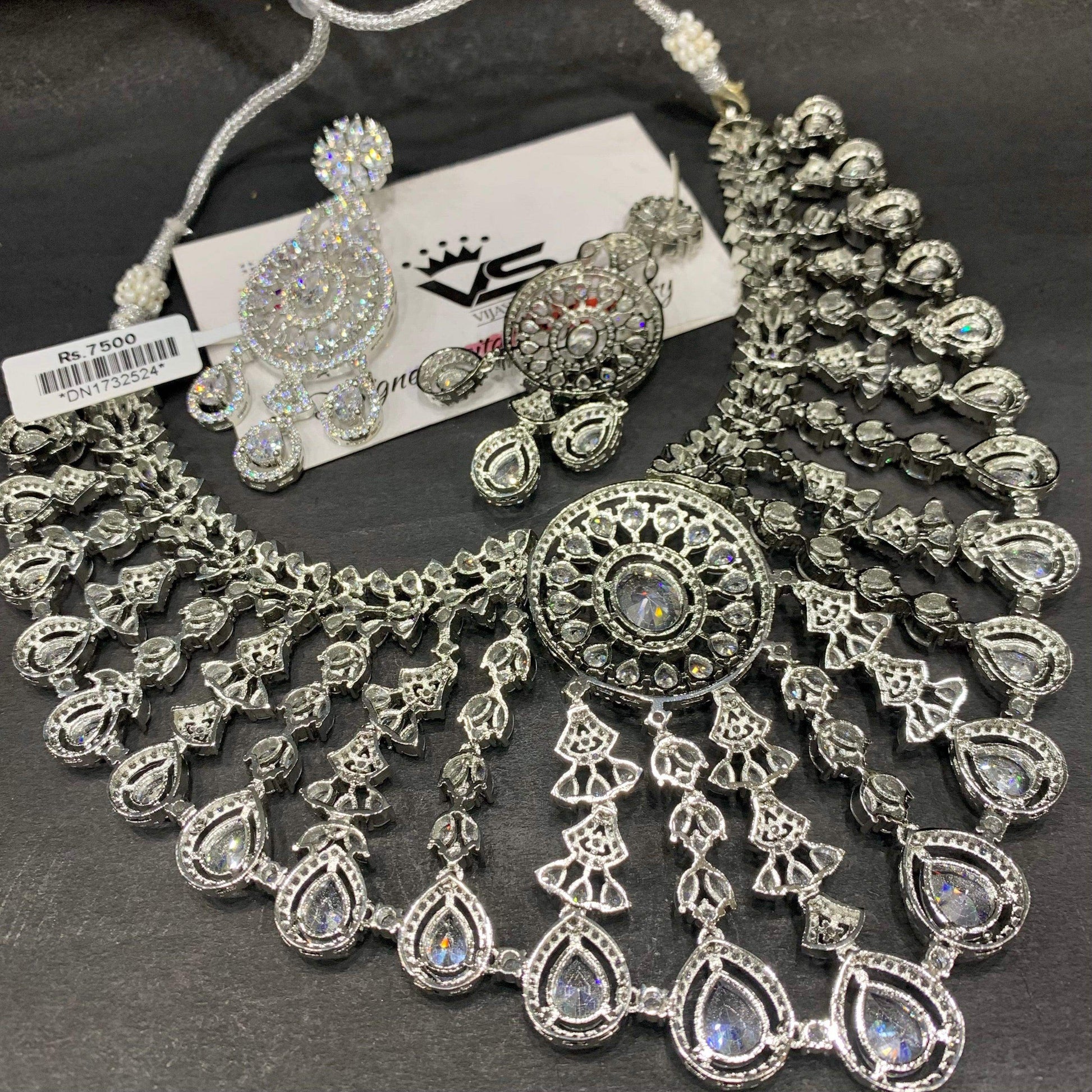 Diamond Necklace 165489 - Vijay & Sons