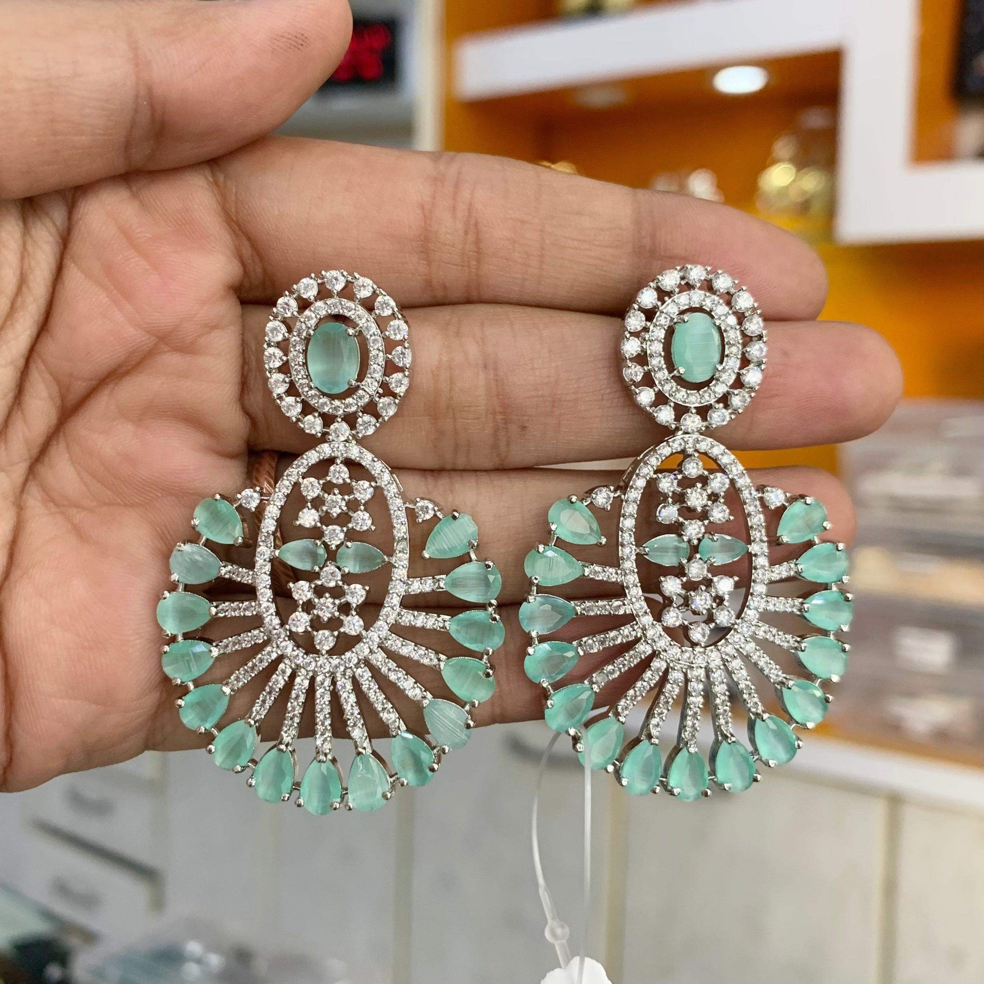 Diamond earrings 669725 - Vijay & Sons