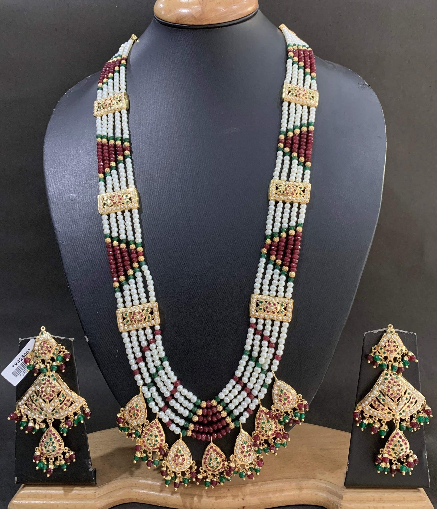 Jadau Rani haar 256435 - Vijay & Sons