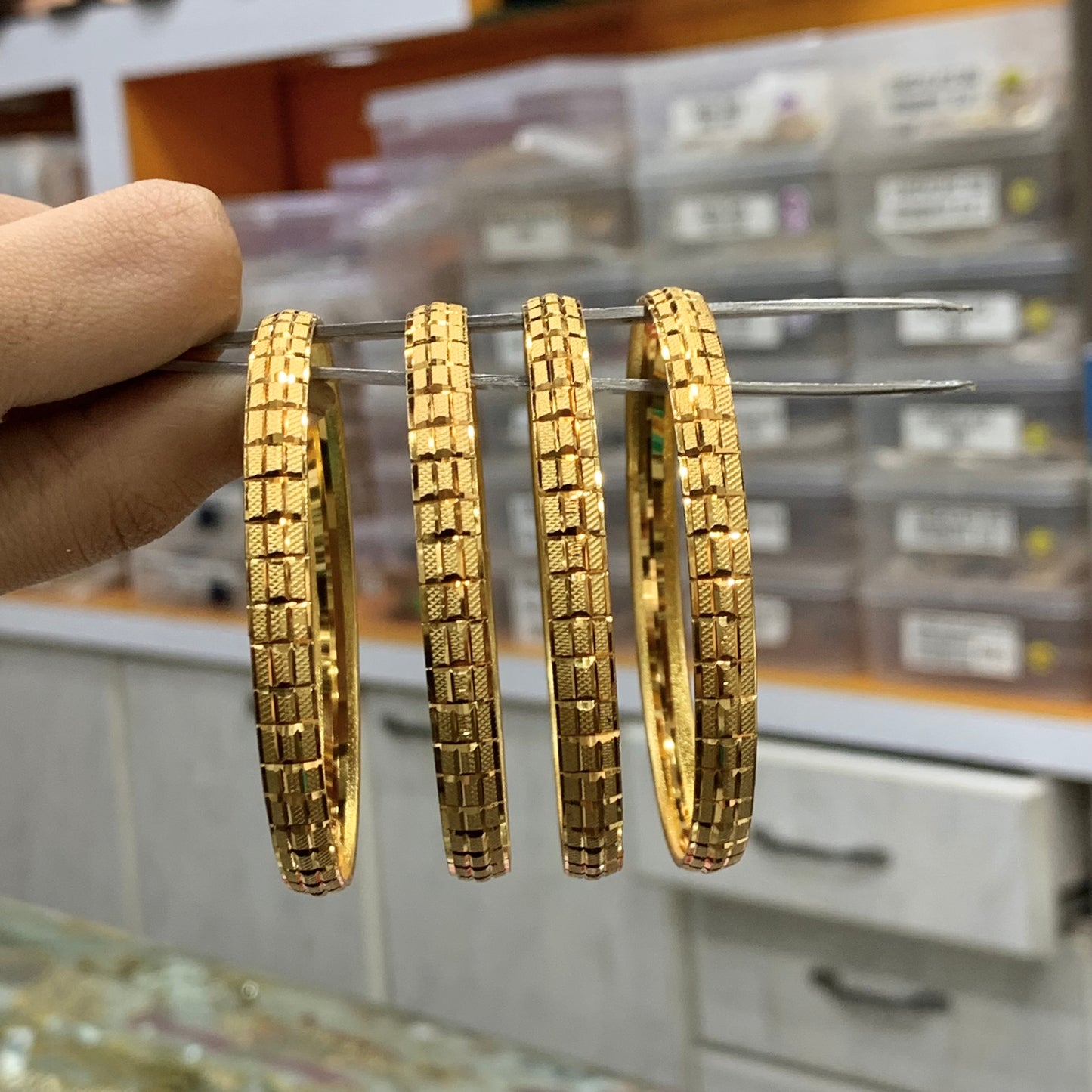 Gold Plated Bangles For Women