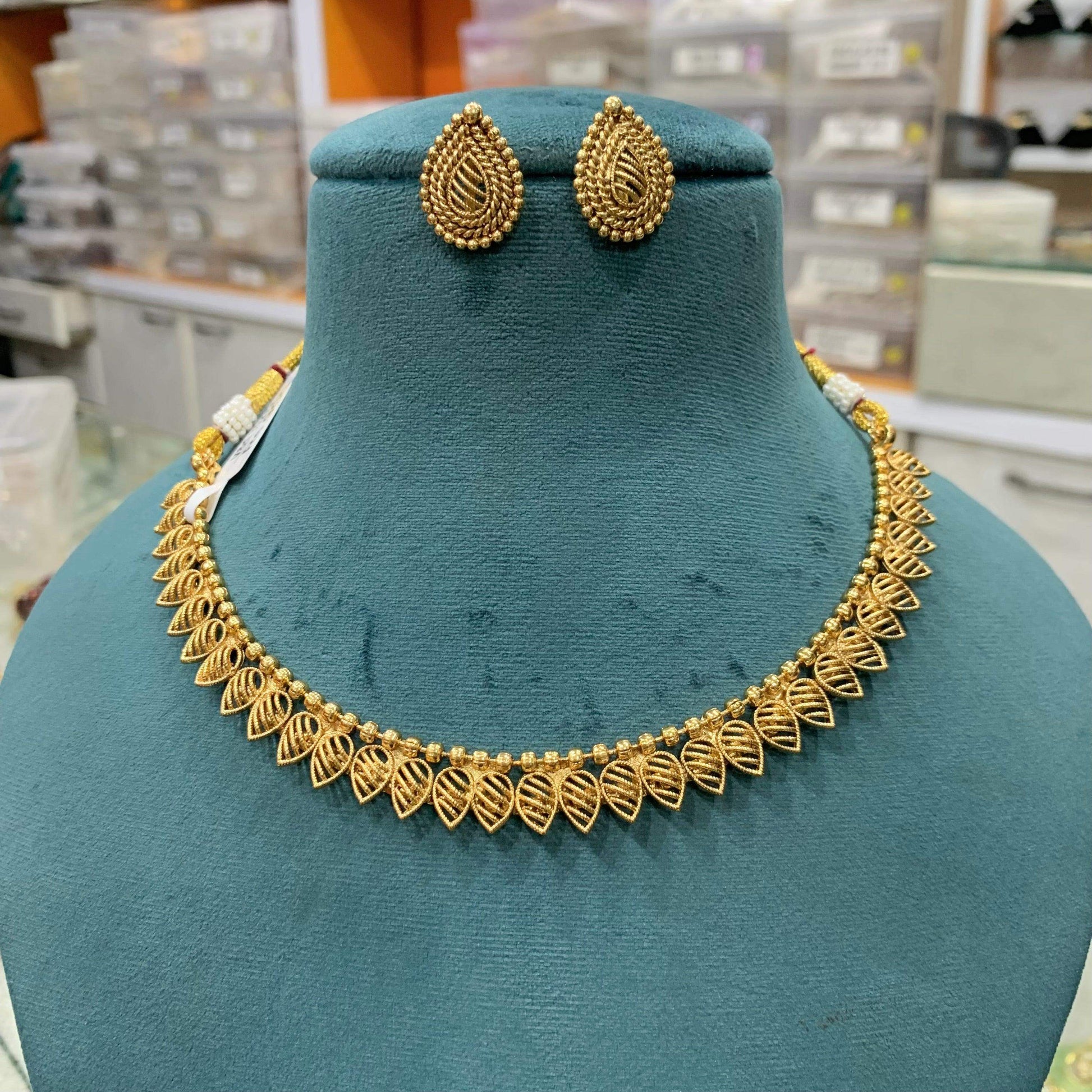 Antique Necklace Set 576456 - Vijay & Sons