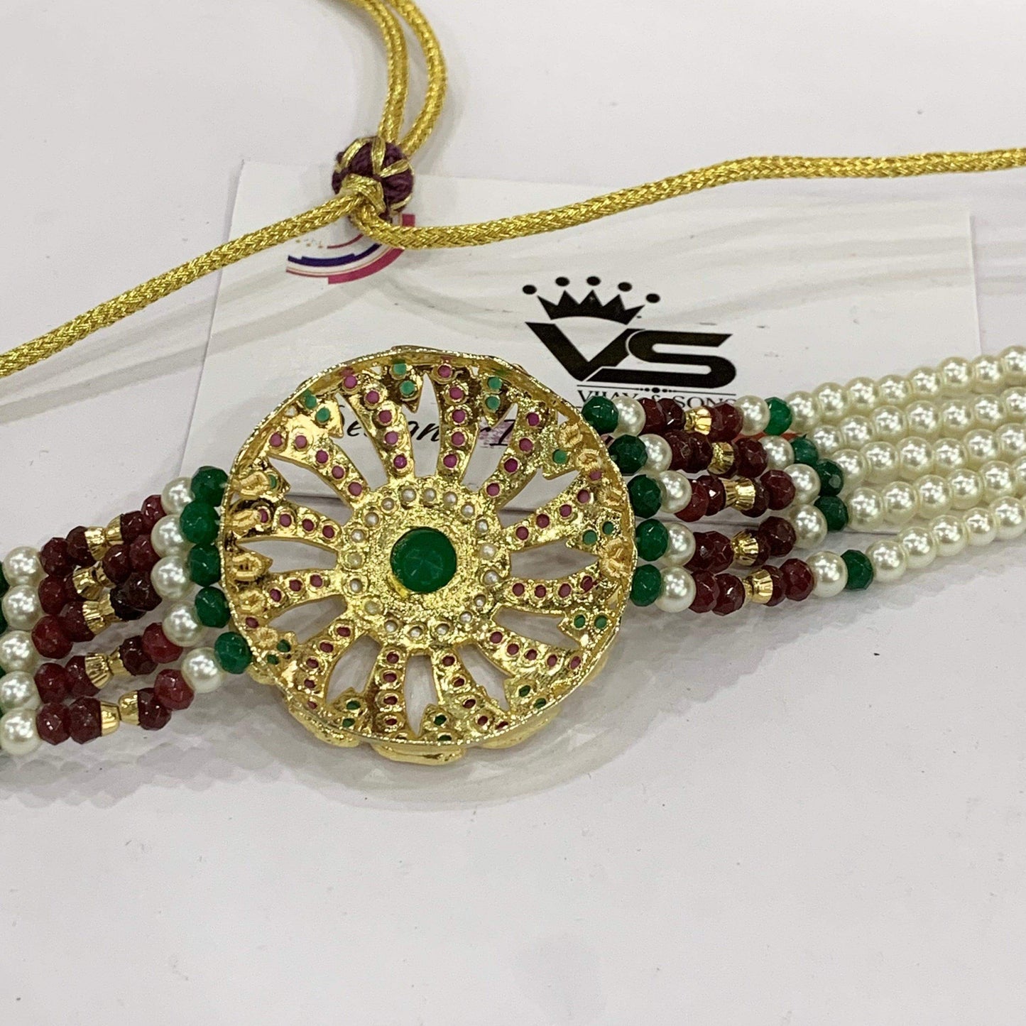 Jadau Necklace Sets 467447 - Vijay & Sons