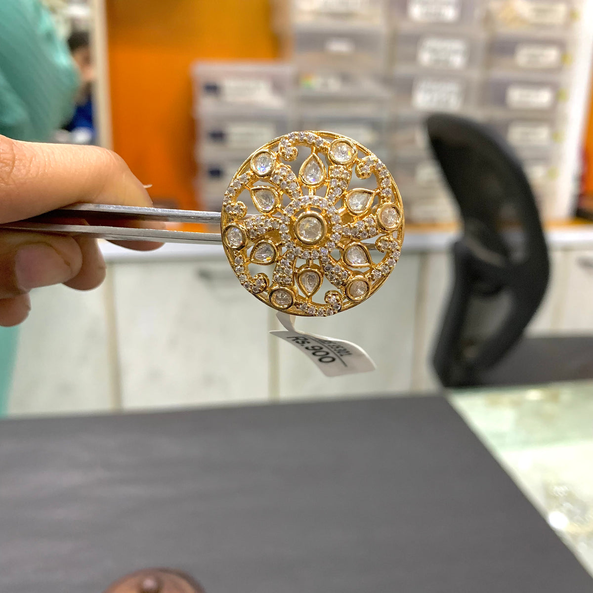 Kundan Rings 2346
