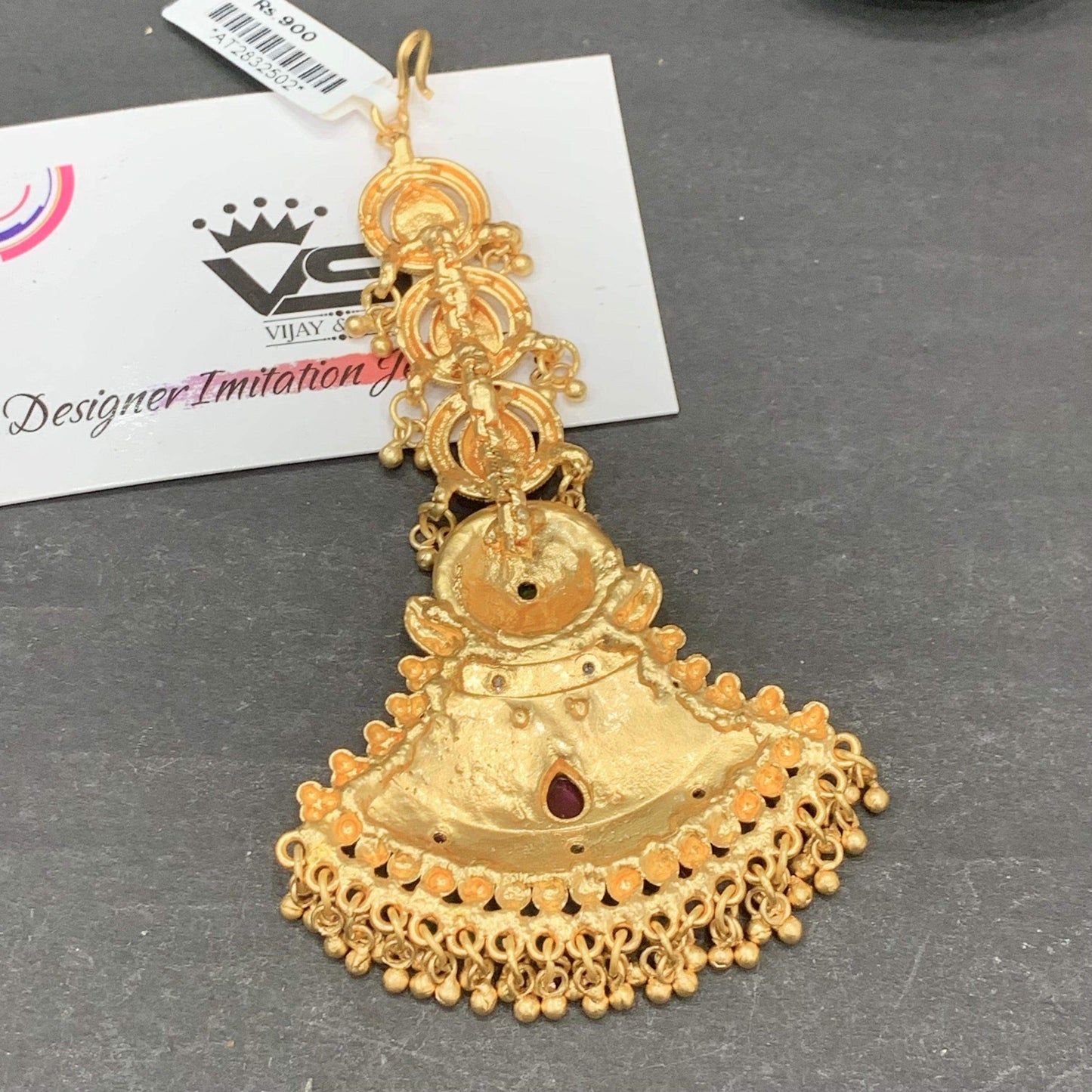 Antique Maang Tikka 355543 - Vijay & Sons