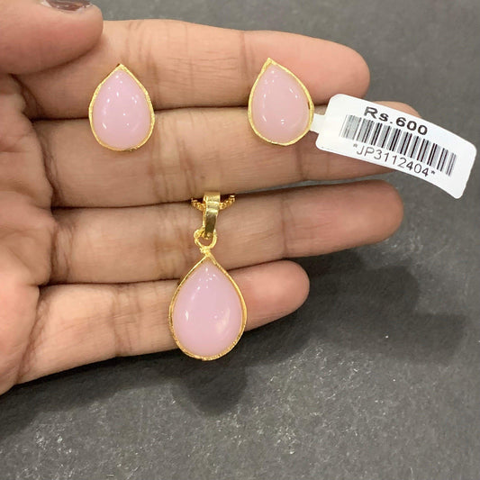 Zircon Pendant Sets 24467 - Vijay & Sons