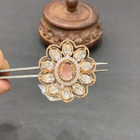 Kundan Ring 294729 - Vijay & Sons
