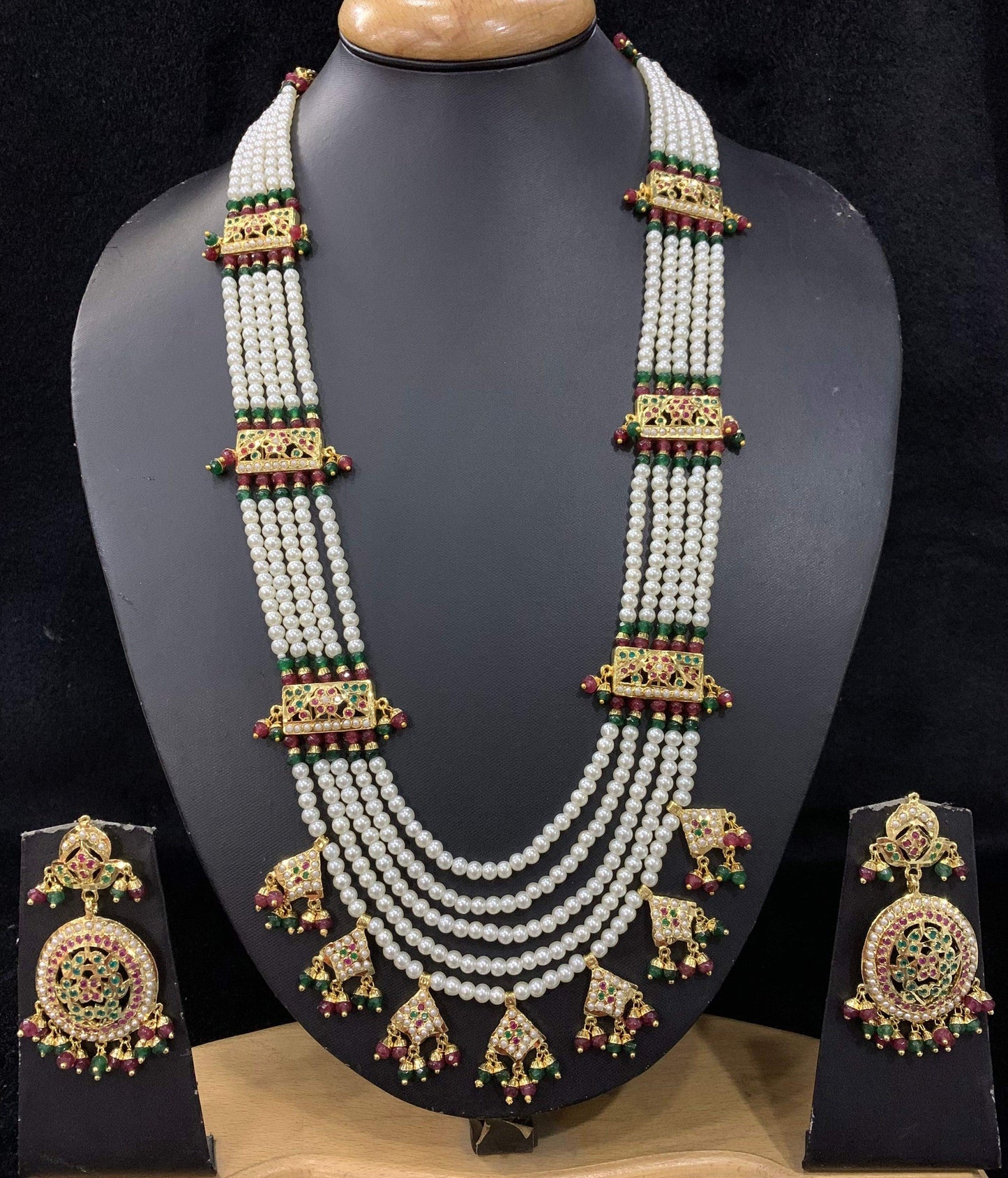 Jadau Rani haar 104819357 - Vijay & Sons