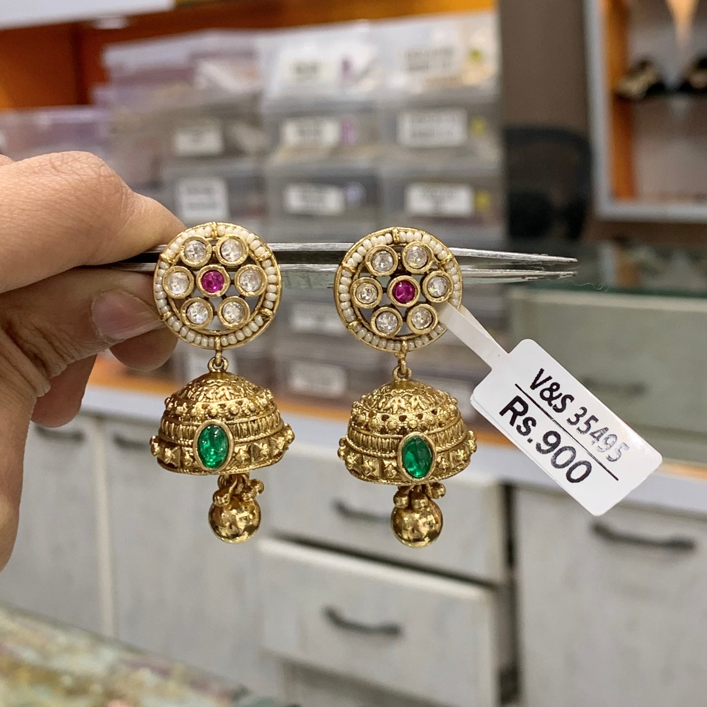 Antique earrings 22356