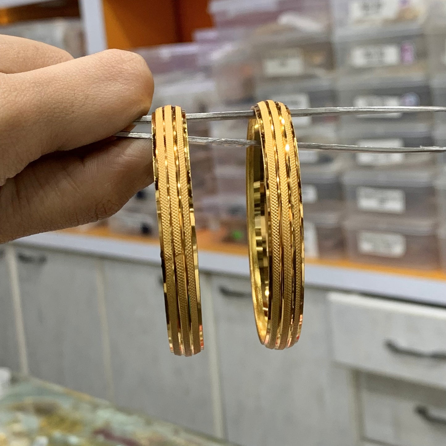 Gold Platted Bangles 56266